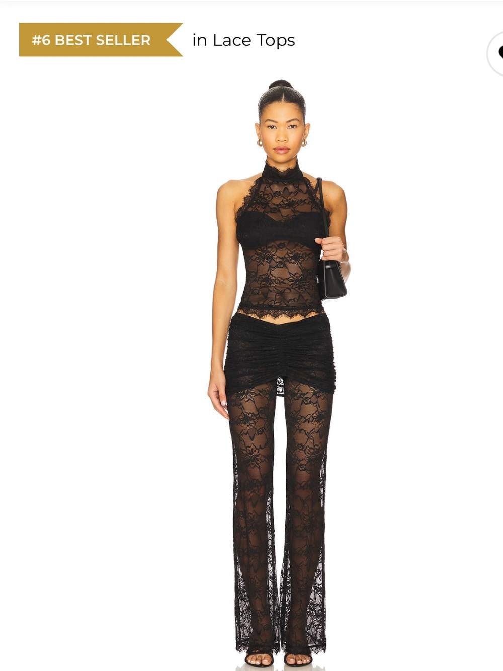 OW Collection SELAH SET- Selah Top & Selah Pants set in Black (both size S)